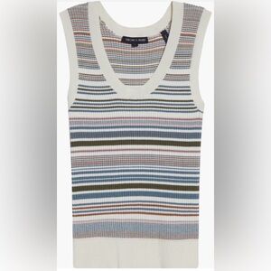 NEW Veronica Beard Women’s Striped Ezinna Sweater Tank Size Large NWT